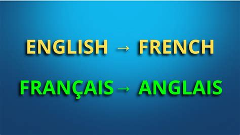 translation anglais